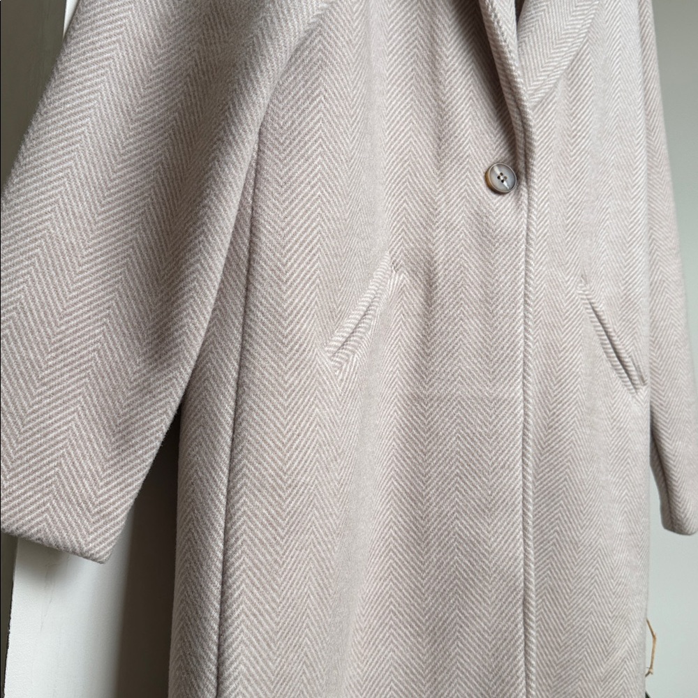 Cynthia Rowley Woolblend Long Coat NWOT - Picture 3 of 5